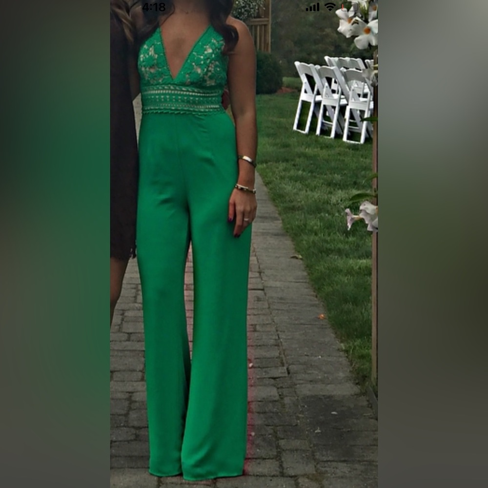 Green jumpsuit | Sz XS
